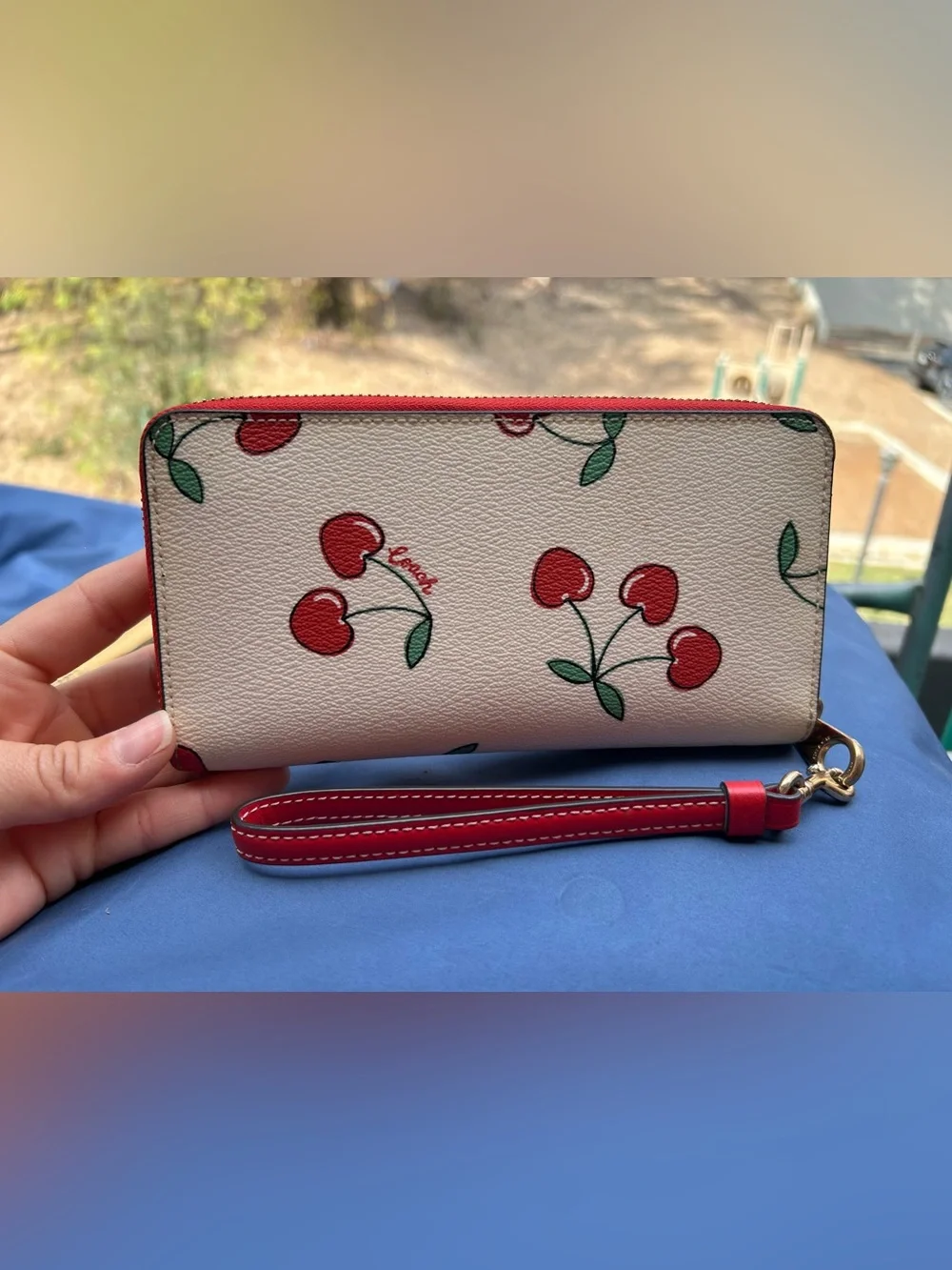 Coach cherry 🍒 wallet